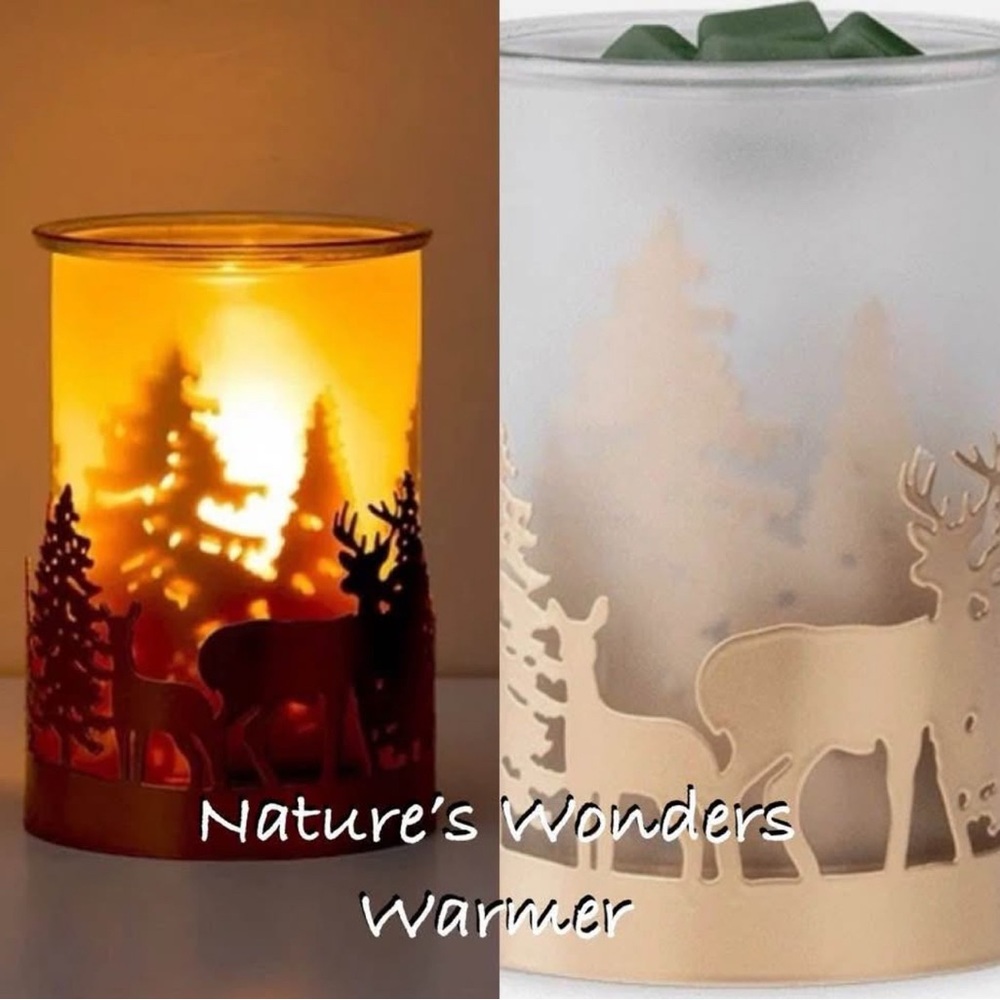 Scentsy Nature's Wonders Warmer - Gold and Brown